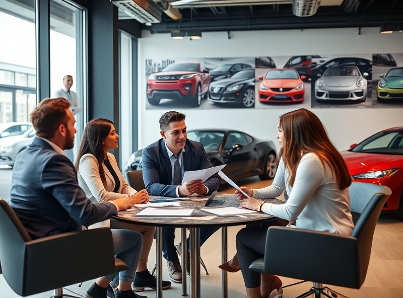 Equipo analizando la gestión de la flota de vehículos de empresa